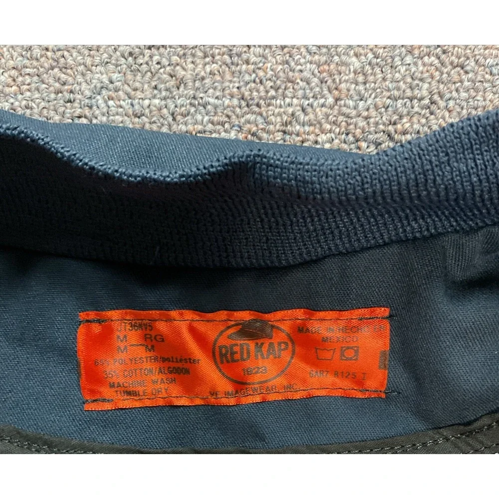 EUC! VTG Red Kap Soft‎ Shell Full Talon Zip Navy Jacket - Size Men's M